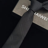 Gravata slim ties for Men stripe 6 cm corbatas hombre 2019