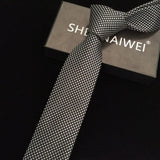 Gravata slim ties for Men stripe 6 cm corbatas hombre 2019