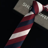 Gravata slim ties for Men stripe 6 cm corbatas hombre 2019