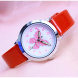 Fashion 3D Colorful butterfly Watches Children Wristwatch kol saati