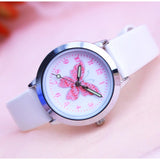 Fashion 3D Colorful butterfly Watches Children Wristwatch kol saati