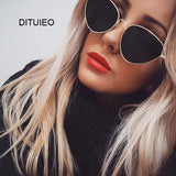 Sexy Small Vintage Cat Eye Sunglasses Women Vintage Red Black Sun Glasses