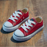 Kids Shoes for Girl Children Canvas Short Solid Fashion