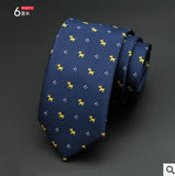 Man Fashion Dot Neckties Corbatas Gravata Jacquard Slim Tie