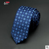 Man Fashion Dot Neckties Corbatas Gravata Jacquard Slim Tie