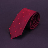 Man Fashion Dot Neckties Corbatas Gravata Jacquard Slim Tie