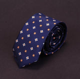 Man Fashion Dot Neckties Corbatas Gravata Jacquard Slim Tie