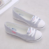 Women shoes canvas shoes comfortable shoes slip-on Korean tide students set foot  flat shoes