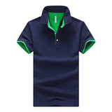 New fashion solid cotton short sleeve tops for man slim