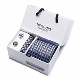 New Plaid men ties set Extra Long Silk Jacquard Woven Neck Tie Suit