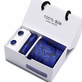 New Plaid men ties set Extra Long Silk Jacquard Woven Neck Tie Suit