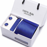 New Plaid men ties set Extra Long Silk Jacquard Woven Neck Tie Suit