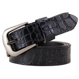 Genuine leather Belts for Women Fashion Pin buckle thin belt