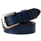 Genuine leather Belts for Women Fashion Pin buckle thin belt