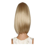 White Women Synthetic Full Wigs Short Straight Bob Hairstyle