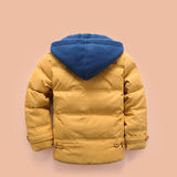 Children Down & Parkas winter kids outerwear boys casual warm hooded jacket for boys