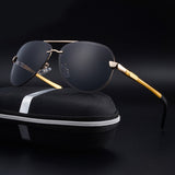 Polarized Sunglasses Man Frog Mirror Eyewear HD Oculos De Sol