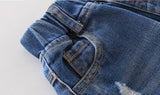 summer children's clothes boys shorts casual curling denim