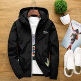 Outdoor  Big Size Men Jacket Couple Windbreaker Reflective Fishing Clothes