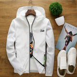 Outdoor  Big Size Men Jacket Couple Windbreaker Reflective Fishing Clothes