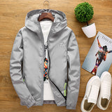 Outdoor  Big Size Men Jacket Couple Windbreaker Reflective Fishing Clothes