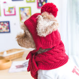 Pet Hats Scarf Winter Grooming Accessories Cotton Cats Dogs For Chihuahua