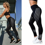 Woman Fitness Leggings Light High Elastic Shine  Slim Fit Women