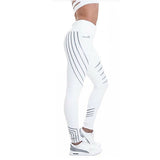 Woman Fitness Leggings Light High Elastic Shine  Slim Fit Women
