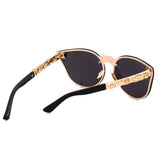 Gothic Skull Frame Metal Temple Feminino Sun Glasses
