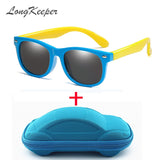 LongKeeper Mirror Kids Sunglasses Gift For Children Baby UV400 Gafas