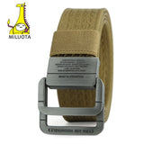 Military Equipment Tactical Mans Double Ring Buckle Thicken Belts