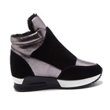 Woman Winter Sneakers Warm Wedge High Top Sneakers
