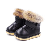 Winter Warm Plush Baby Girls Snow Boots