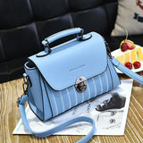 YINGPEI Brand Women PU leather Shoulder student Messenger Bag