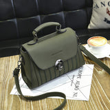 YINGPEI Brand Women PU leather Shoulder student Messenger Bag