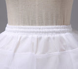 White Black Ballet Petticoat Tulle Ruffle Short Petticoats Lady Girls