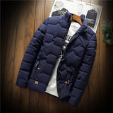 Autumn New Jacket fashion trend Casual thickened warm cotton-padded