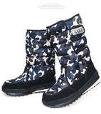 Men Boots platform snow boots thick plush waterproof slip resistant