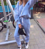 Autumn Tracksuit Long Sleeve 2 Piece Set Sport Women Tracksuit Set