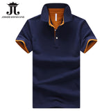 New fashion solid cotton short sleeve tops for man slim