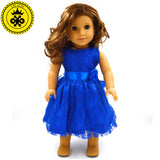 Handmade Princess Dress Doll for 18 inch Girl Clothes and Accessories