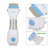 Electric Flea Comb Puppies Treatment Safe Pets Kill for Dogs Cats