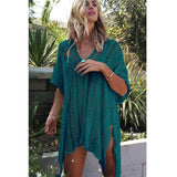 New Beach Cover Up Bikini Summer Up Sexy See-through Beach Dress