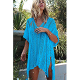 New Beach Cover Up Bikini Summer Up Sexy See-through Beach Dress