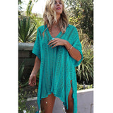 New Beach Cover Up Bikini Summer Up Sexy See-through Beach Dress
