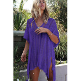New Beach Cover Up Bikini Summer Up Sexy See-through Beach Dress