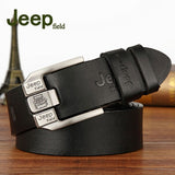 Jeep field Strap Male Genuine Leather belt Designer buckle men's Belt