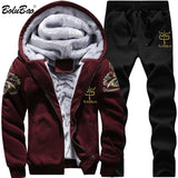 BOLUBAO Sports Suit Tracksuit Hooded Sportswear Cardigan