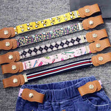 Child Buckle-Free Elastic Belt 2019 No Buckle Stretch Belt for Kids