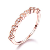 UMCHO Solid Rings For Women Stacked Wedding Engagement Ring